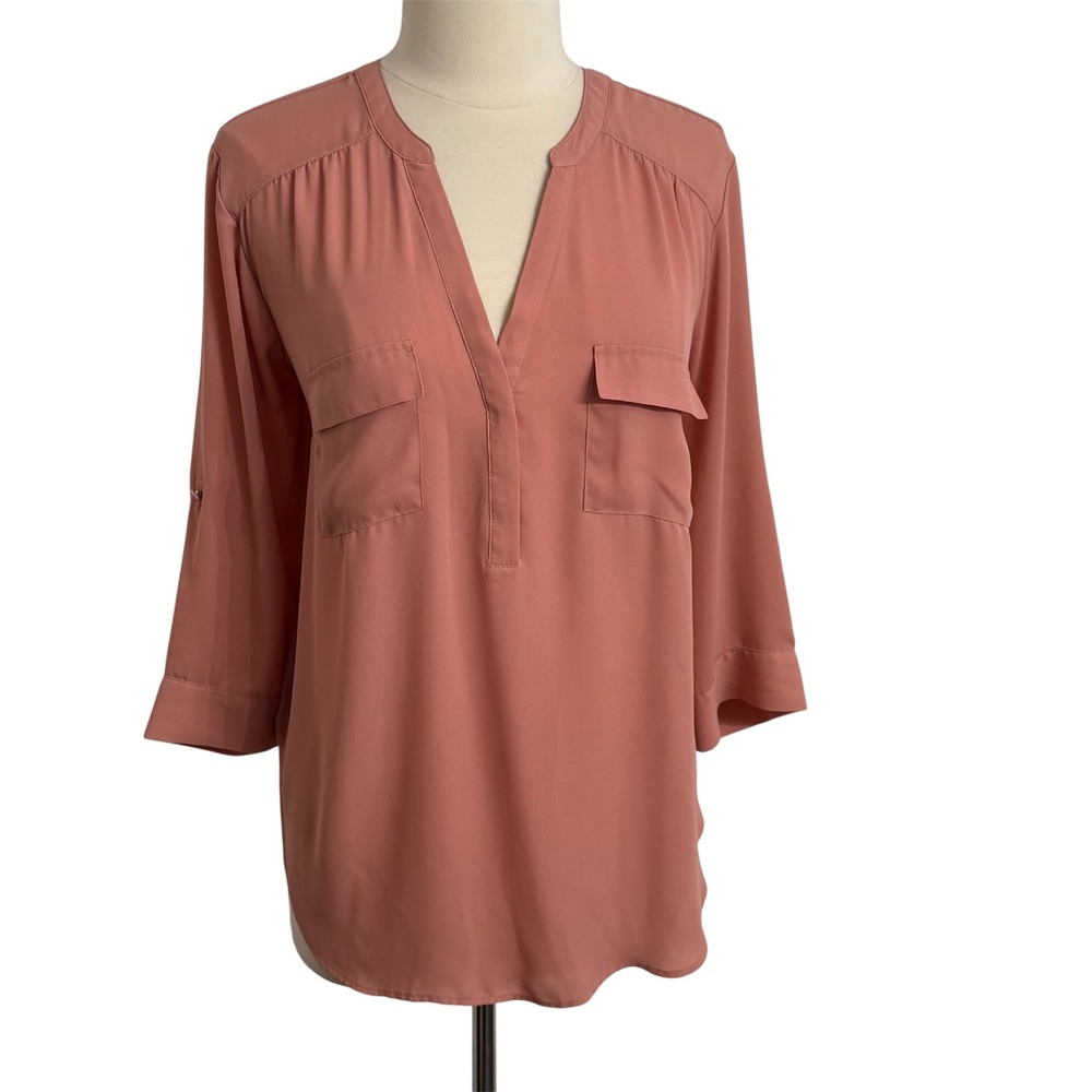 Torrid Harper Women's 3/4 Sleeve Georgette Pullover Blouse